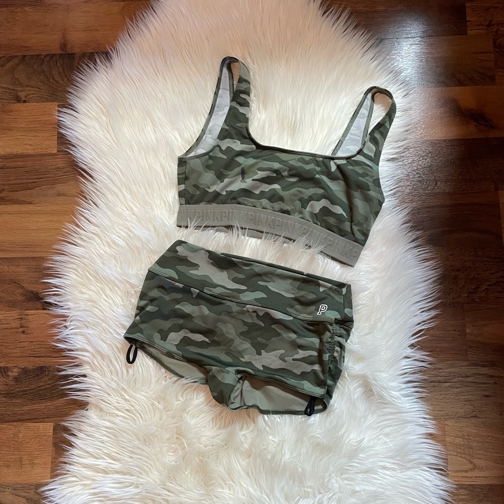 PINK Camouflage Workout/Summer Set